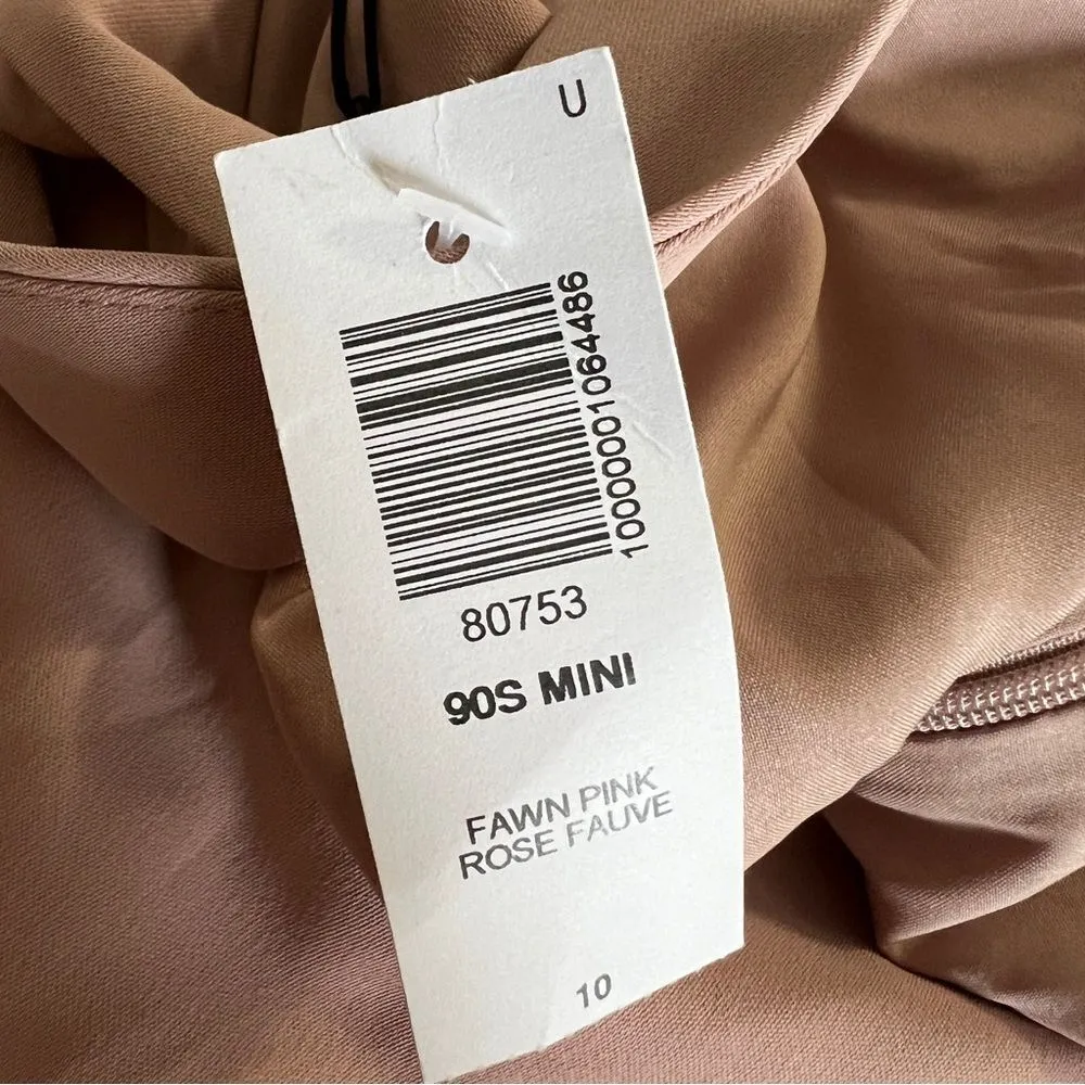 Aritzia Babaton 90’s Mini Fawn Pink Dress NWT Size 10 - Image 11
