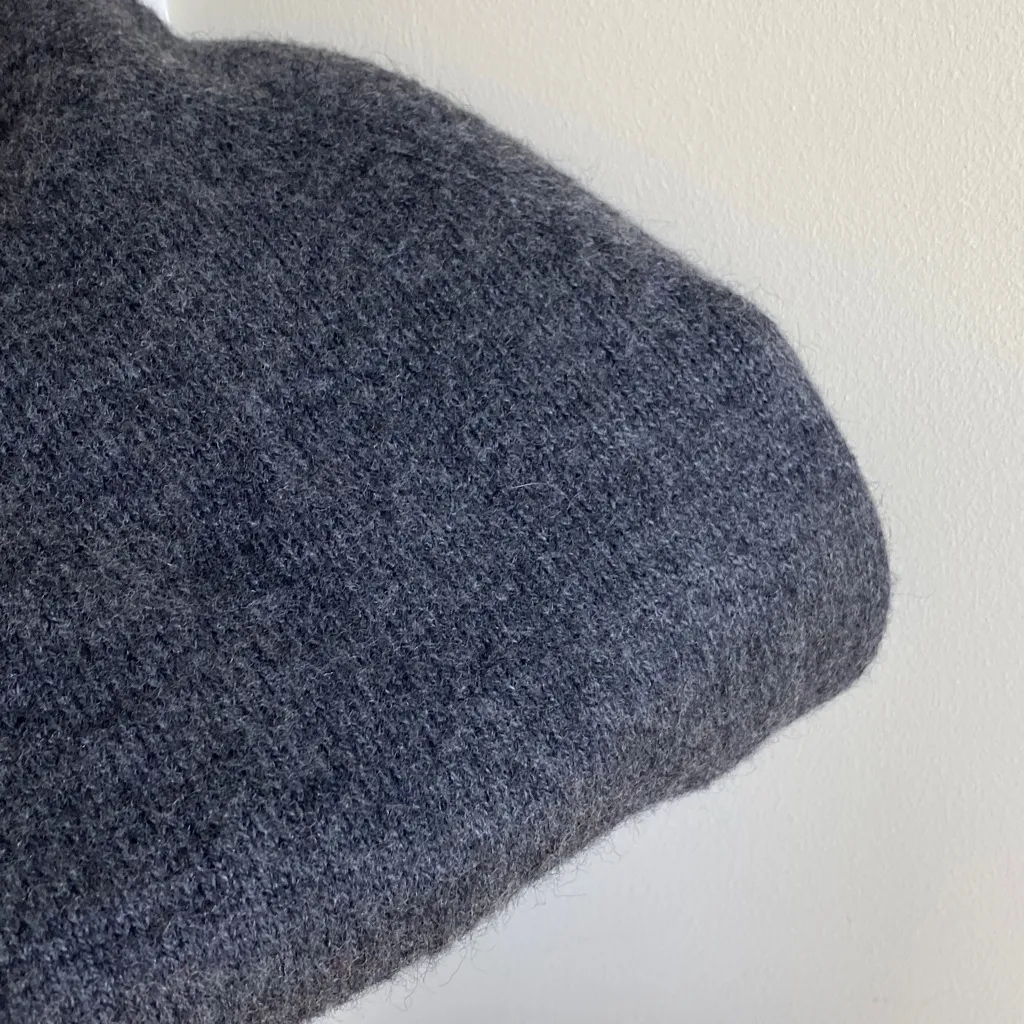 Alpaca Connection Alpaca Blend Thick Crewneck Sweater Gray Size M - Image 8