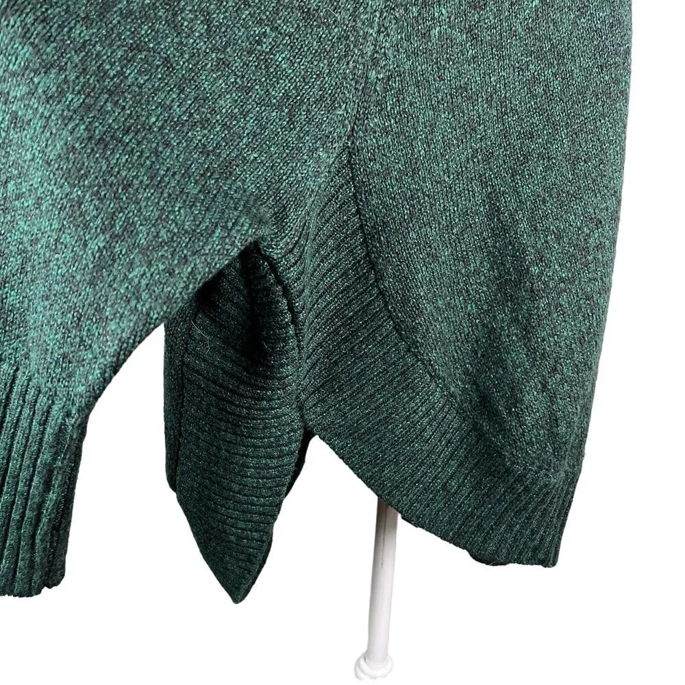 AGB Sweater Pine Green Cowl Neck Dolman Sleeves M Oversized New Size M - Image 10