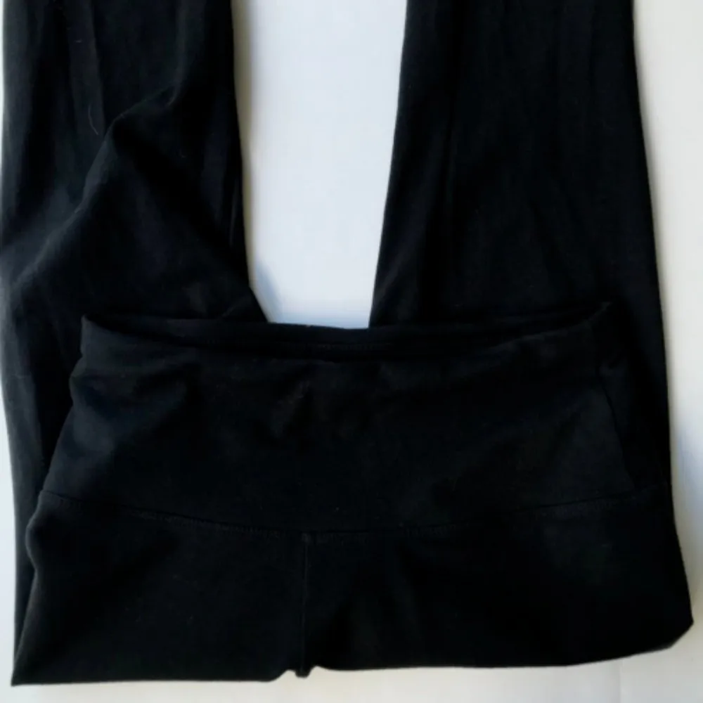 Lysse Skinny Leggings Medium Black Mid Rise USA Wide Waistband Yoga Zumb… - Image 2