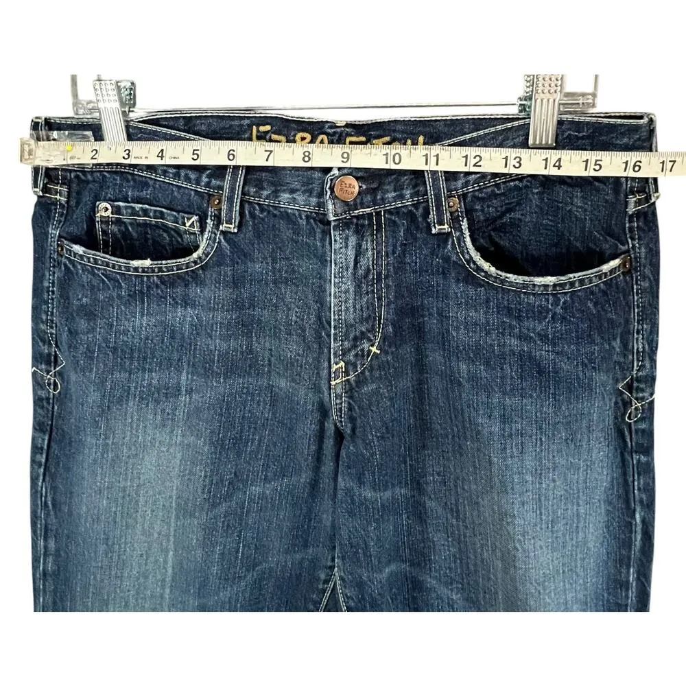 Ezra Fitch Abercrombie Y2K Jeans Womens 29 Blue Bootcut Low Rise Retro Classic - Image 6