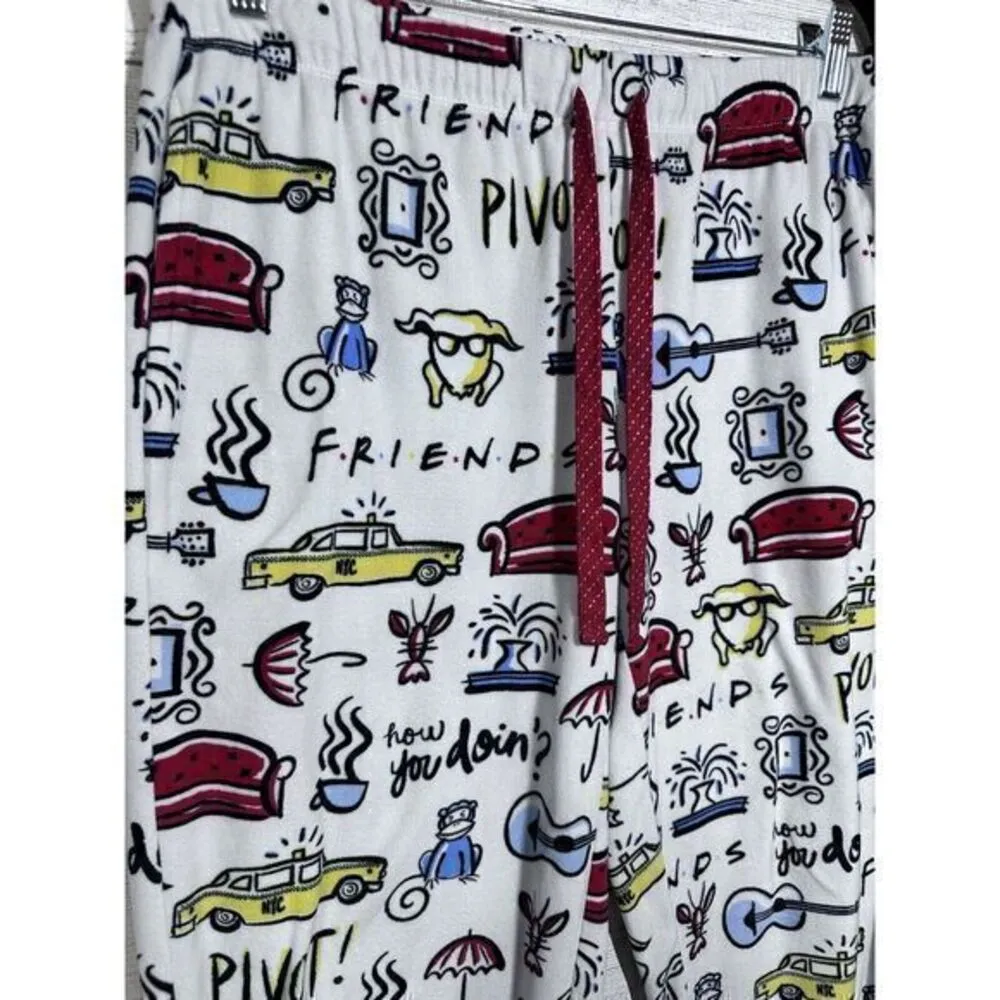F.R.I.E.N.D.S Television Series Soft Sleep Pajama Pants Joggers Sleepwear Medium - Image 3
