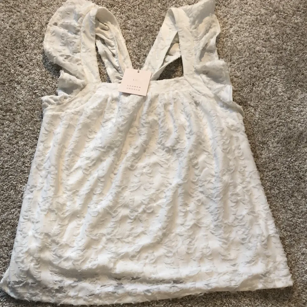 LC Lauren Conrad ruffle cami top - Image 4