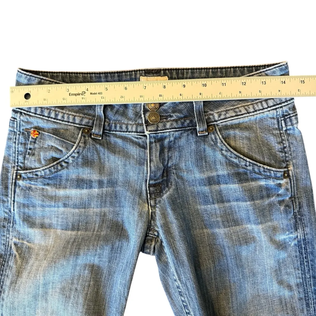 Hudson Jeans W170DHK Bootcut Low Rise Jeans Raw Hem – Lau Wash – Women’s Size 26 - Image 12