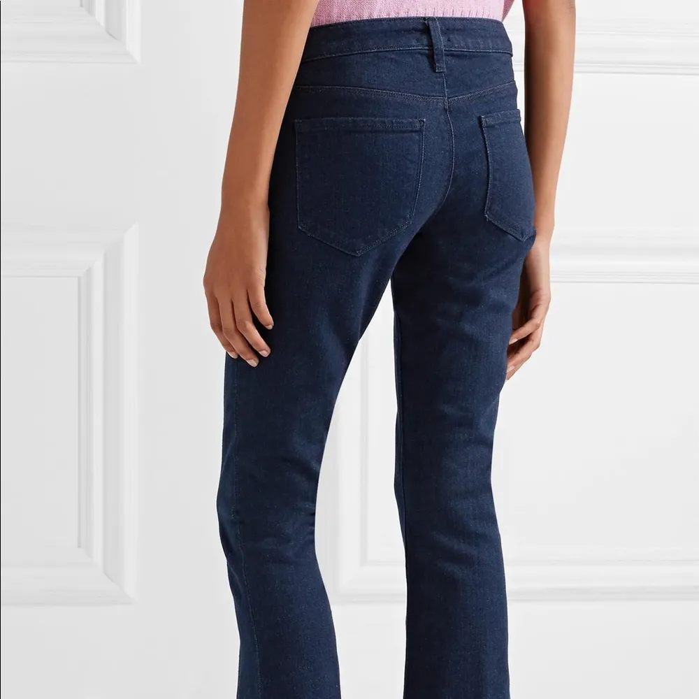 L'Agence Charlie Frayed Low-rise Kick-flare Jeans - Image 5
