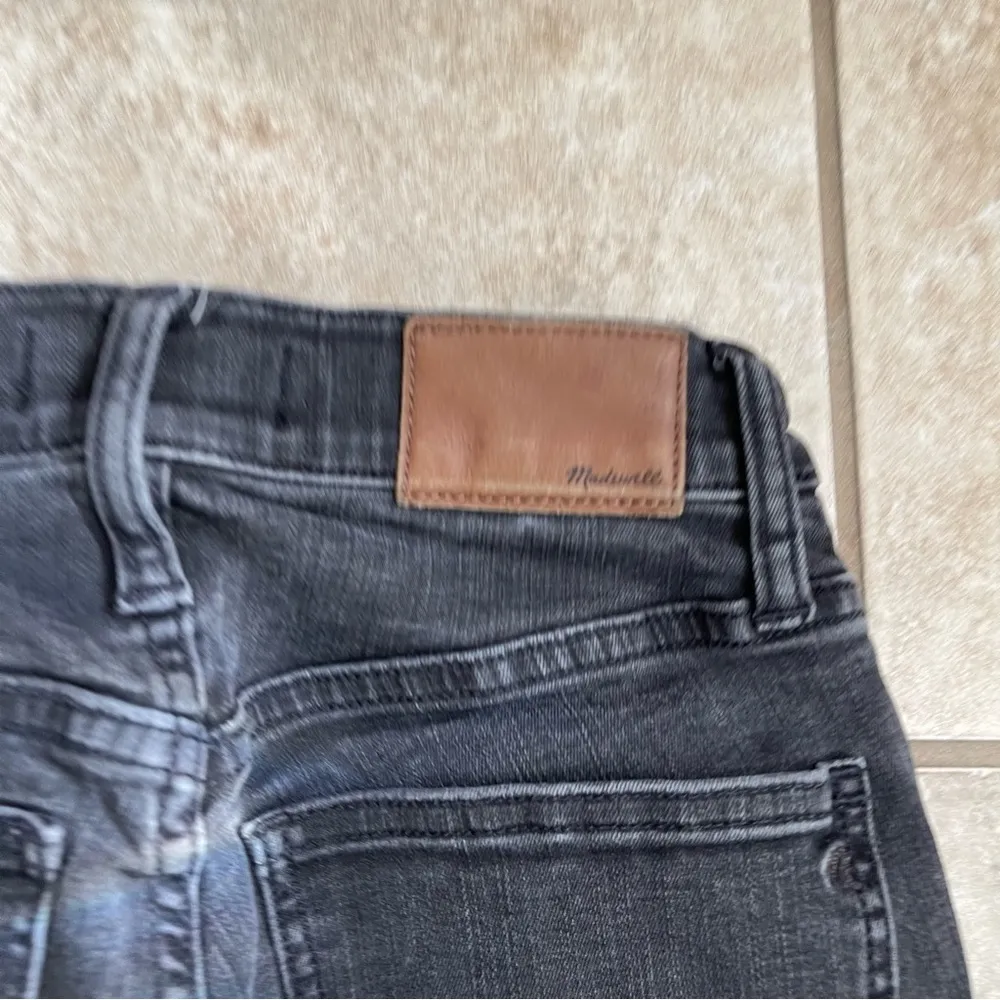 Madewell 9" High Rise Skinny Jeans Women's Size 24 Stretch Denim Dark Wash Black - Image 5