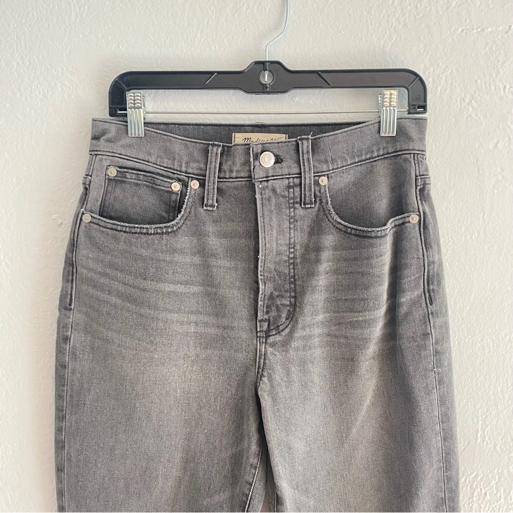 Madewell Gray Straight Leg Jeans‎ the perfect vintage jean - Image 2