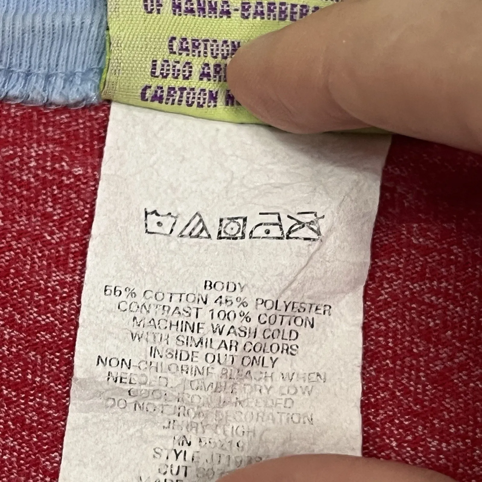 Vintage Scooby Doo Cartoon Shirt Ringer Women’s Graphic 68 Jersey Style Tee Red Size M - Image 6