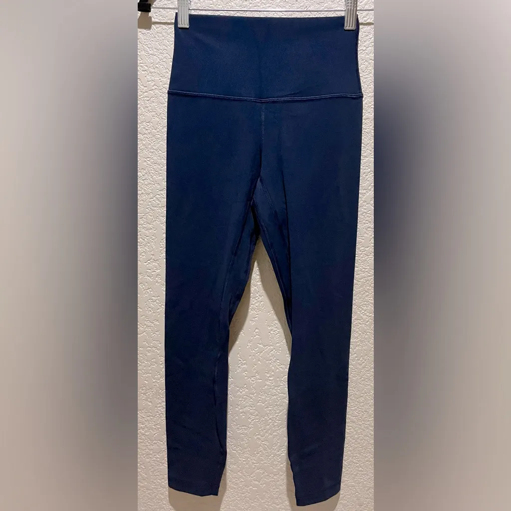 NWOT Lululemon Align True Navy 25” Leggings Pants Size 4 - Image 6