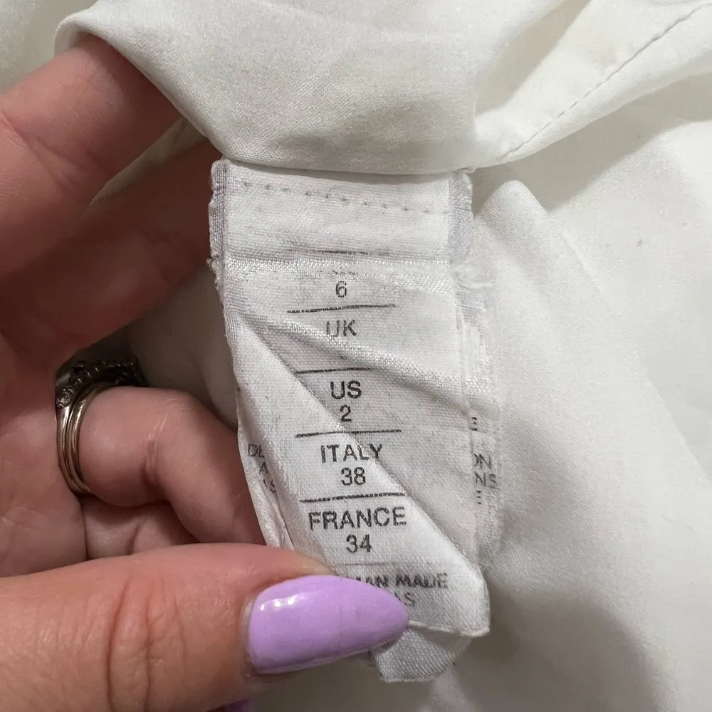 Nicholas White Tiered Lace Dress Size 2 US $695 - Image 9