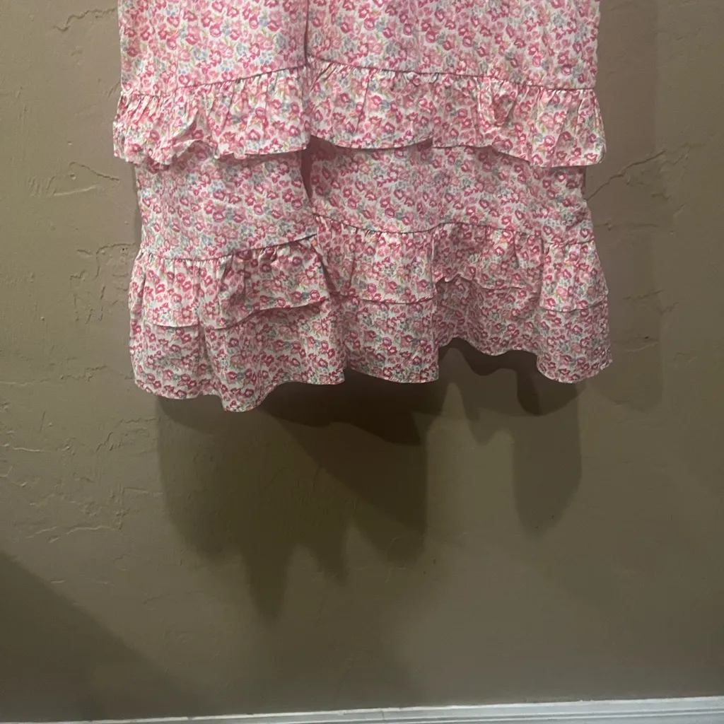 Hyacinth House Pink Ruffled Mini Dress Size M - Image 5