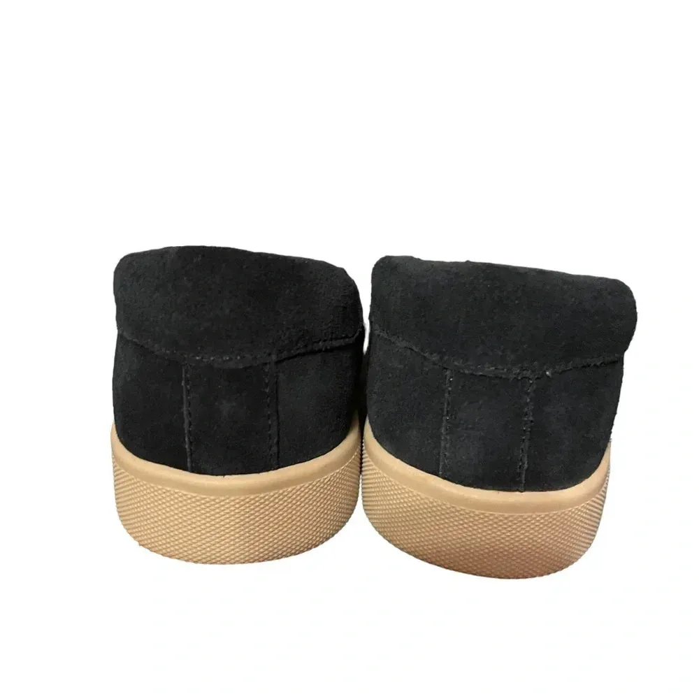 VIONIC NAVY BLUE JEAN SUEDE SLIP ON SNEAKER - Image 3