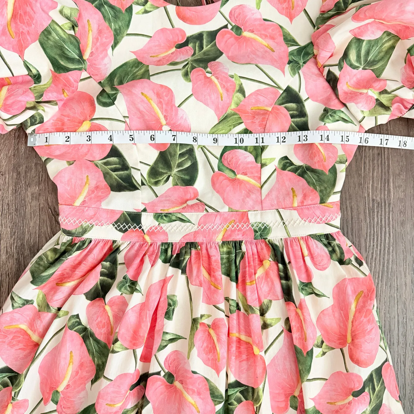 Agua by Agua Bendita Amapola Anturios Dress Size Small Pink - Image 11