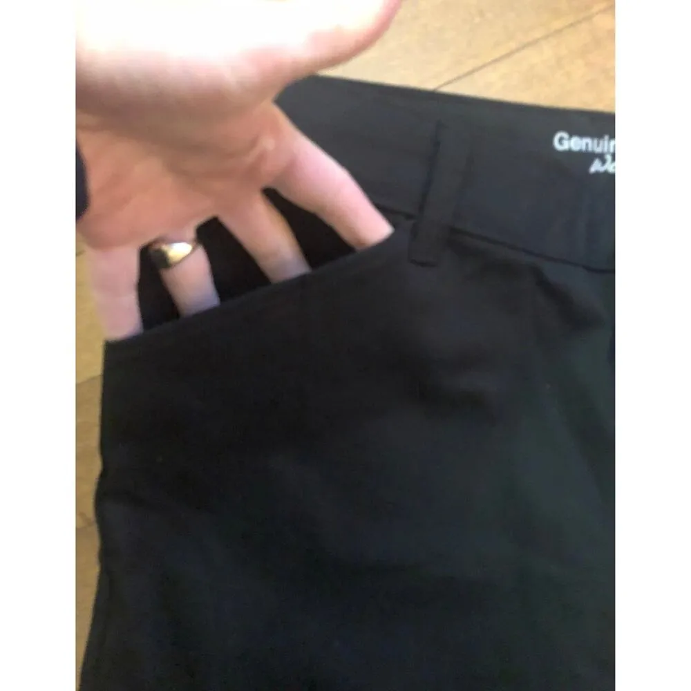 NWT Genuine Dickies black relaxed stretch twill straight leg size 10R ladies - Image 6