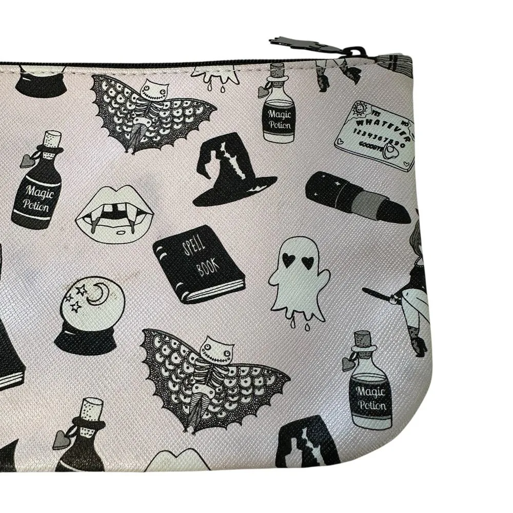 Ipsy X Valfie Halloween Spooky Pink Cute Makeup Bag Ghost Witch Spells Magic - Image 3