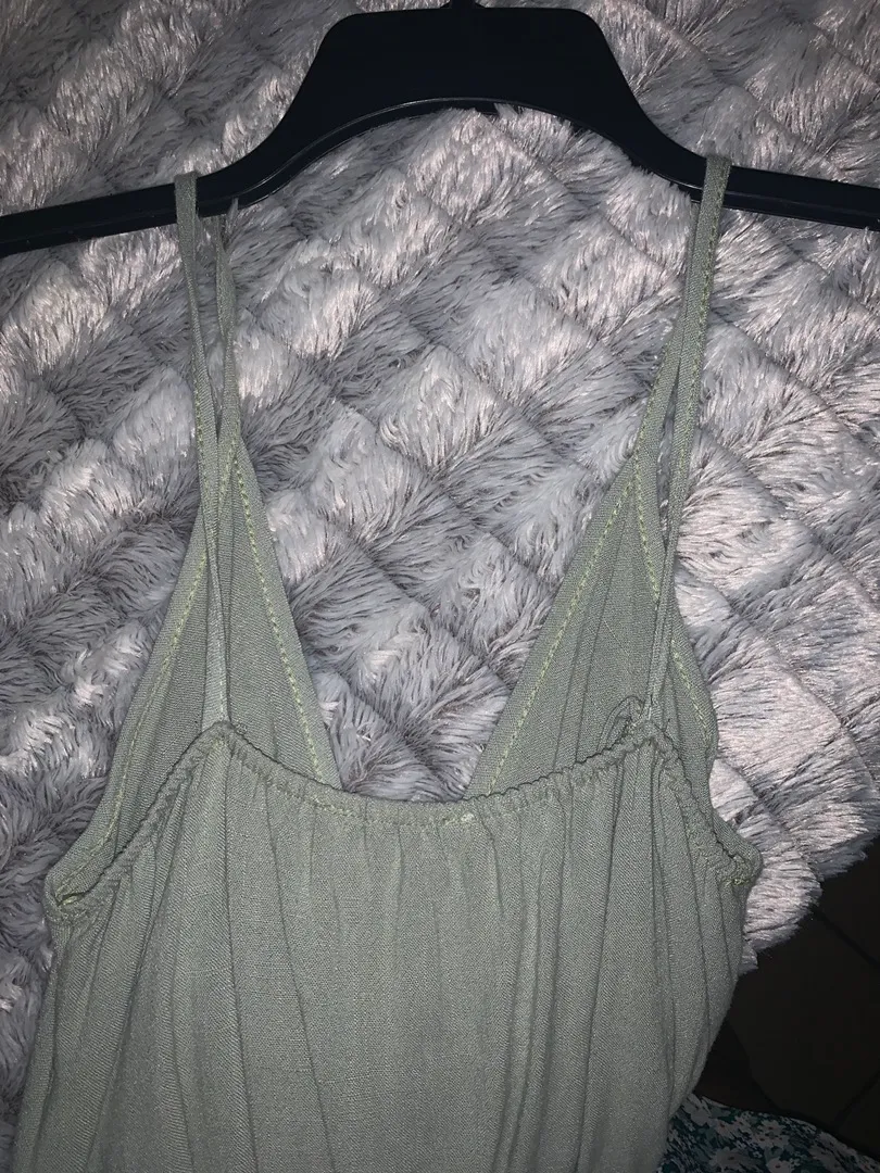 Sage Green Romper Size M - Image 4