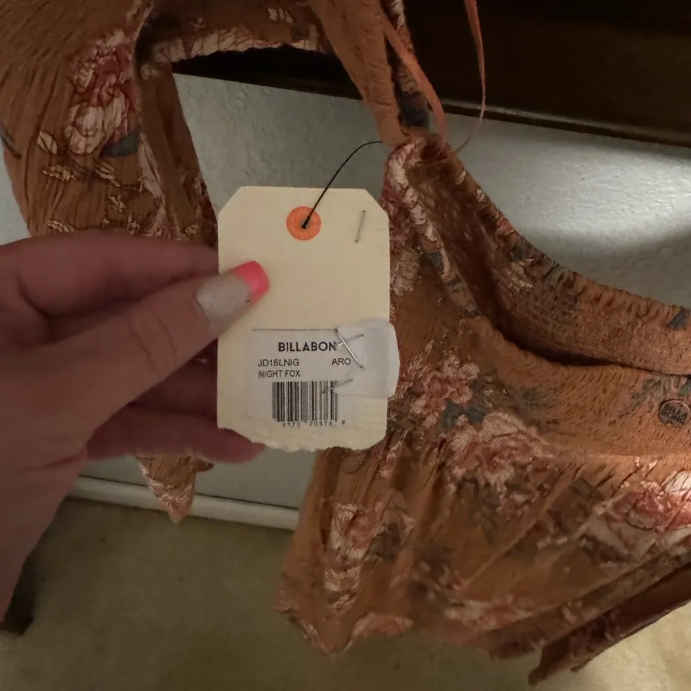 Floral Rust Dress - Image 4