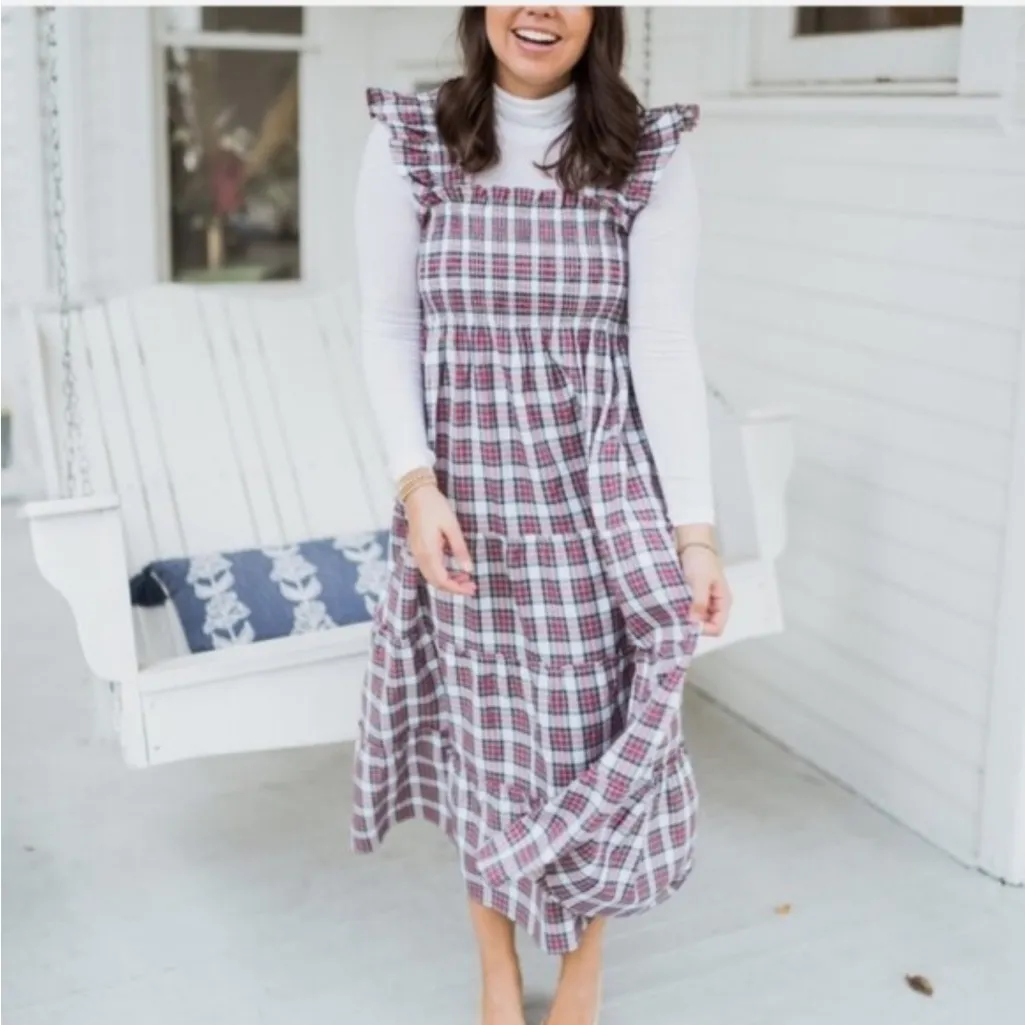 Hill House Ellie Nap Dress Multi Tartan Plaid - Image 10