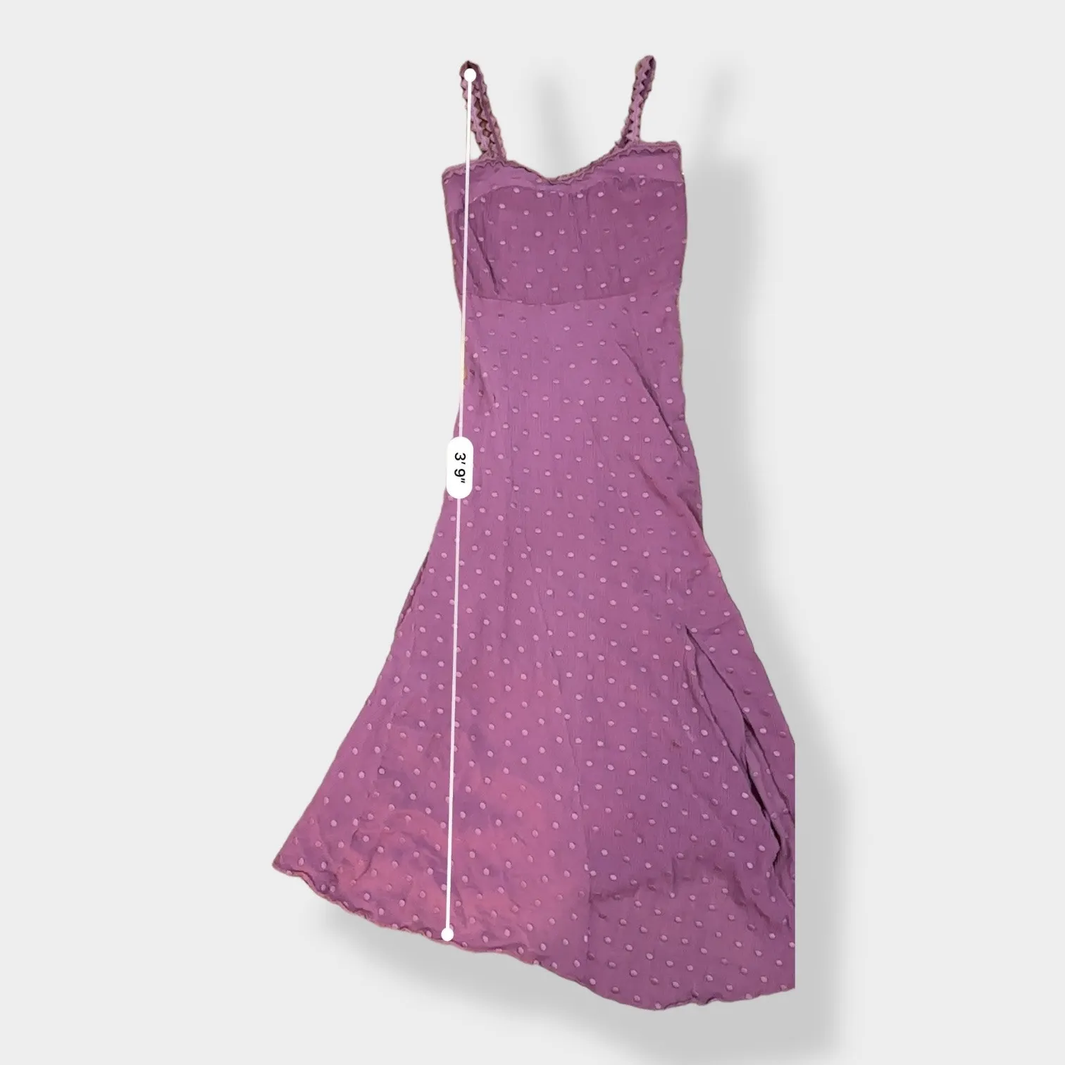 Revolve Rebecca Taylor Swiss Dot Chiffon Maxi Dress Pink Size‎ 0 Party Sundress - Image 6