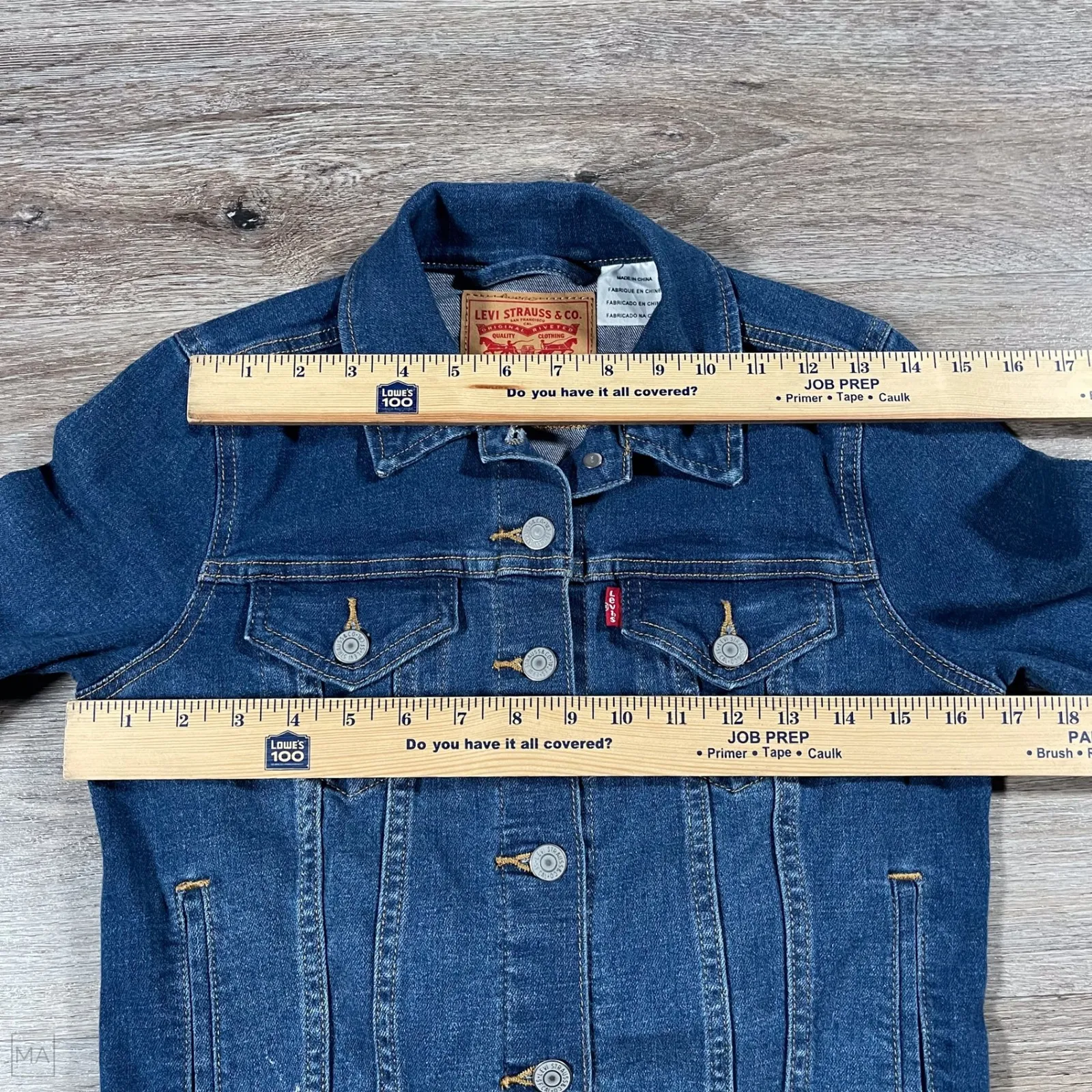 Levi's Women's Trucker Jacket Denim Jean Outerwear Casual XS Blue - Image 4