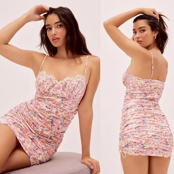 For Love & Lemons Gardenia Mini Dress - Image 2