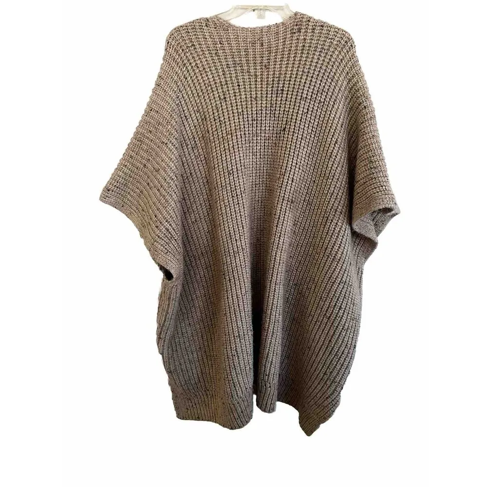 Aerie Cardigan Sweater Women Size OS Oatmeal Oversize - Image 4