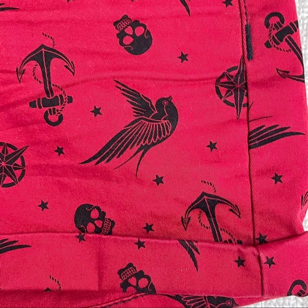 Lovesick from Hot Topic High Waist Shorts Red Size undefined - Image 7