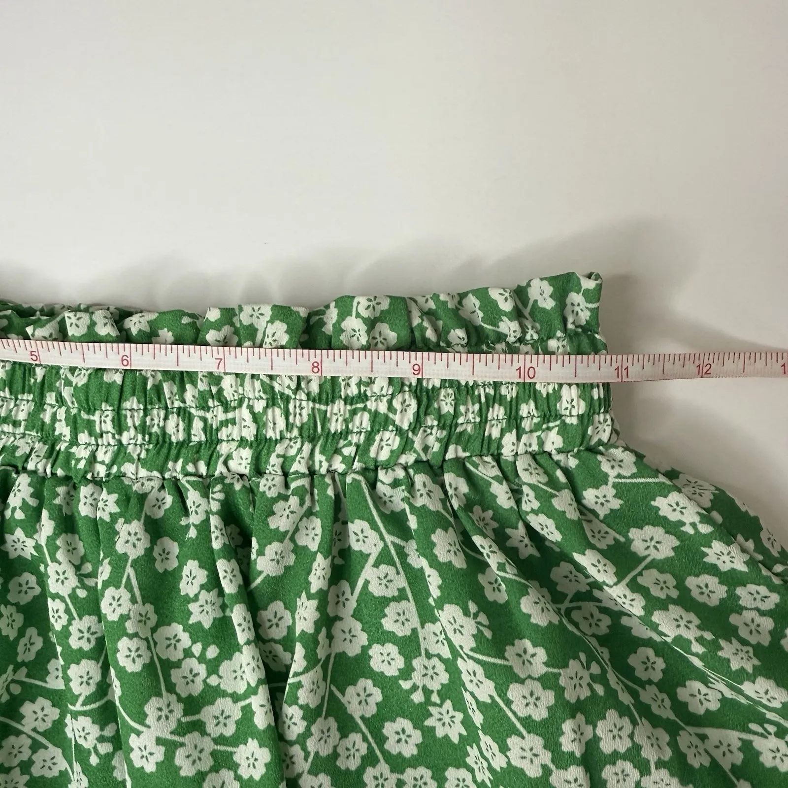 Princess Polly Set women Skirt‎ And Top Size 2 Green Summer Spring Elastic - Image 10