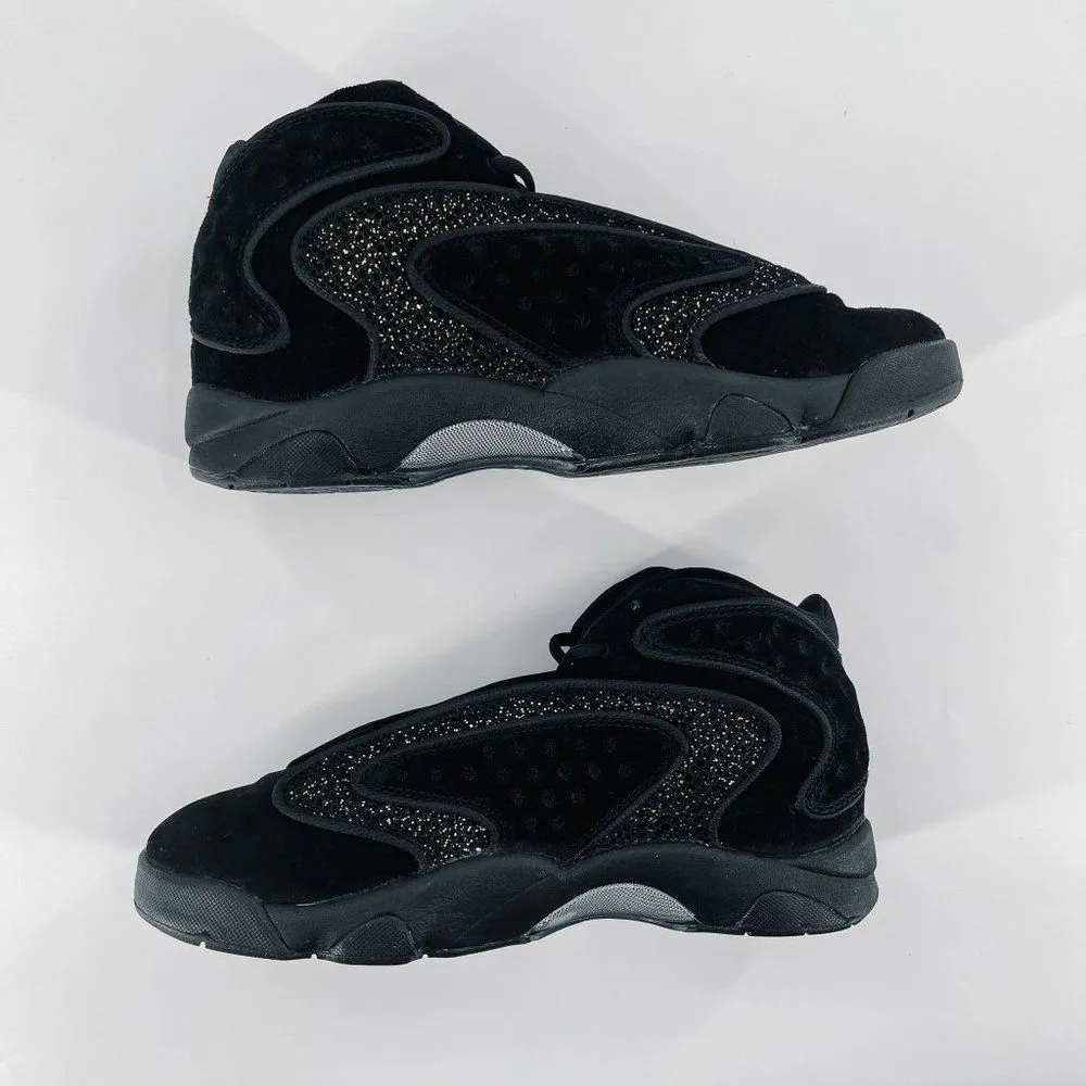 Air Jordan OG Metallic Gold Glitter Black Glistens Sneakers Womens 10 DO1850 007 - Image 5