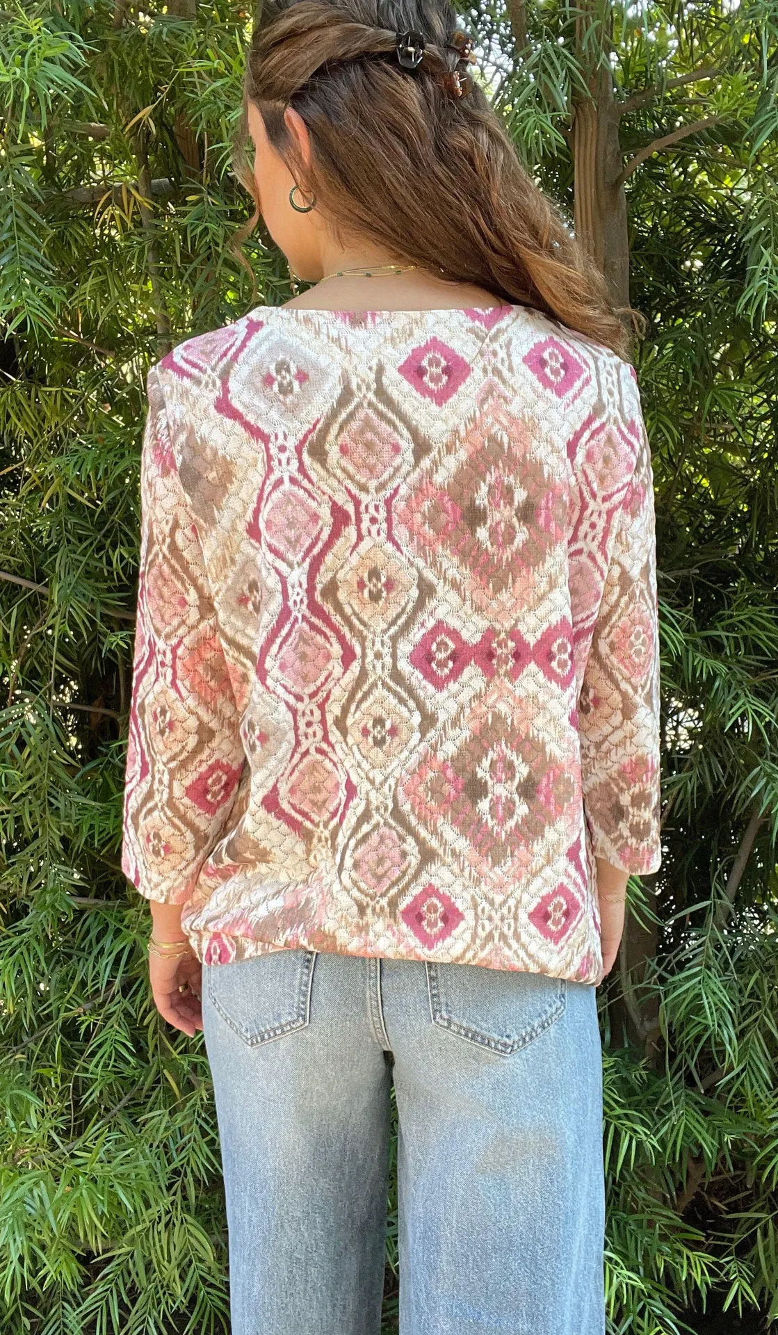 Quilted Boho Long Sleeve - Image 2