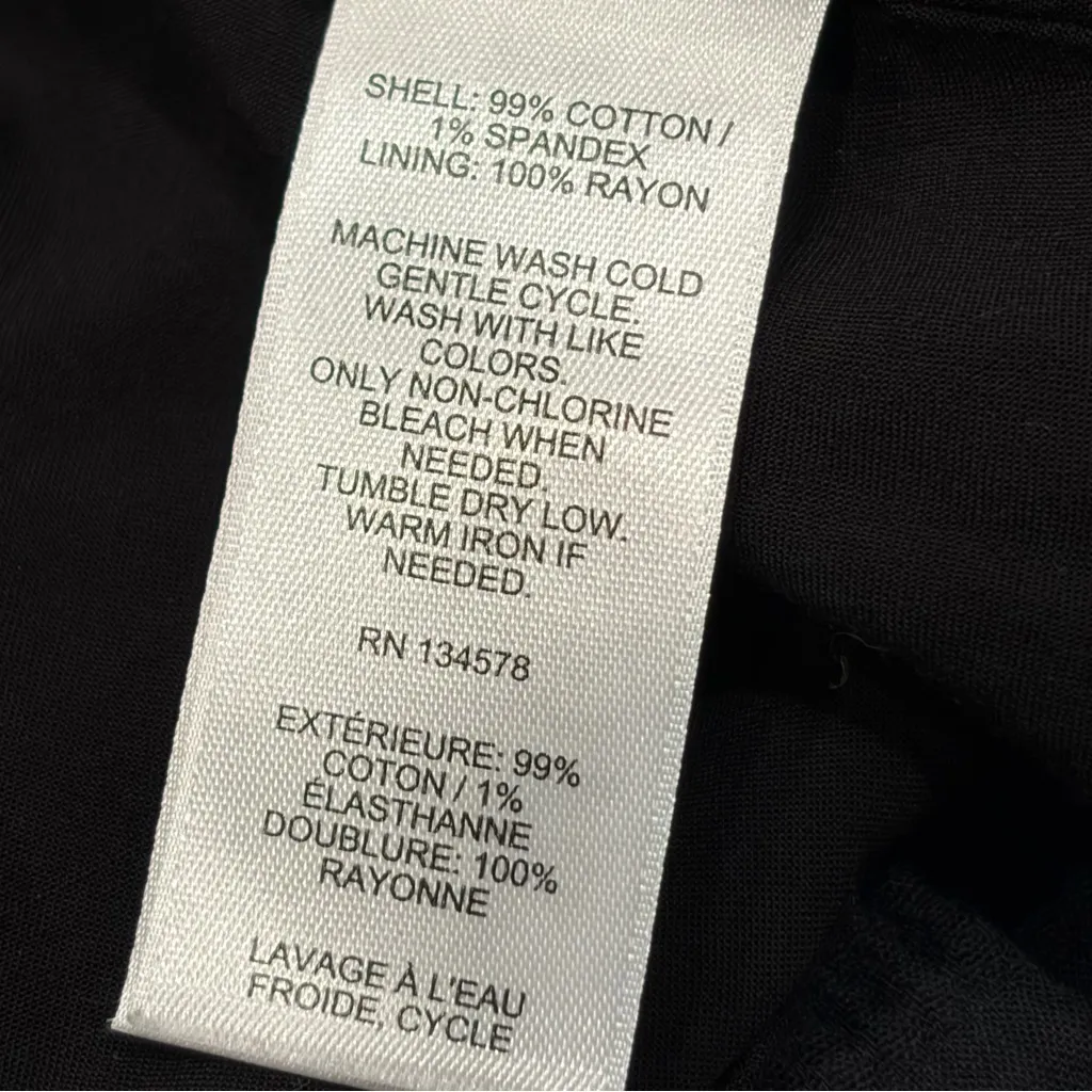 Vineyard Vines Black V Neck Sleeveless Pom Pom Tassel Collar Pullover Dress XL - Image 8