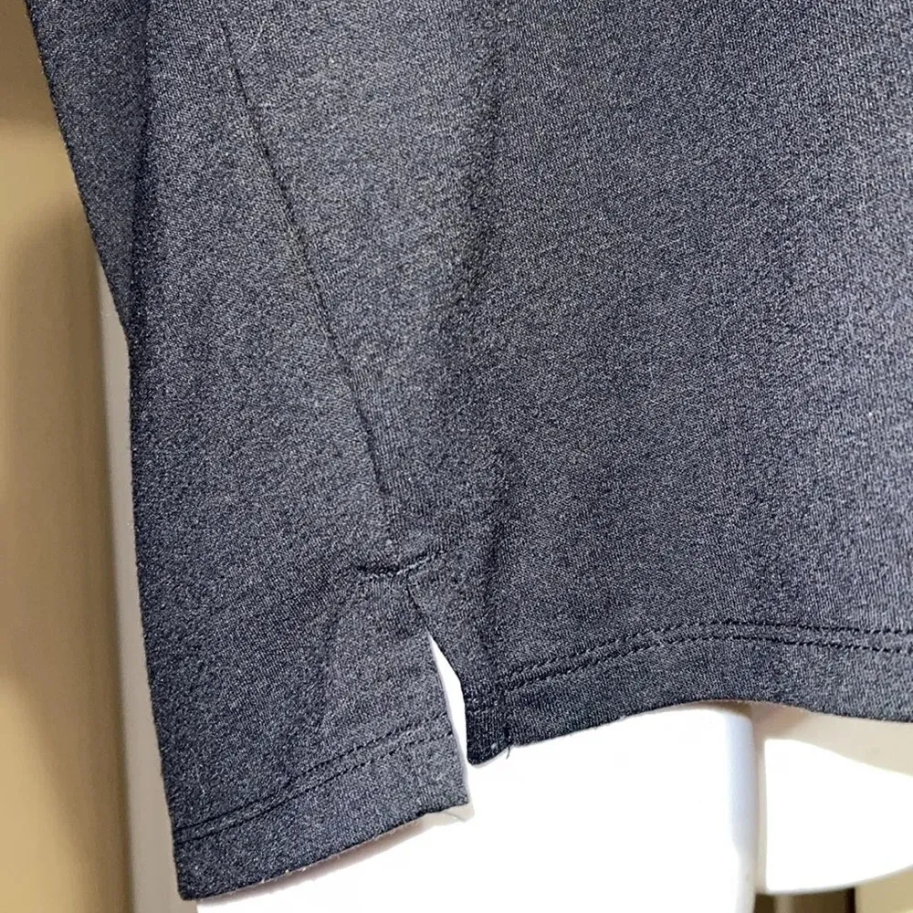 Crown & Ivy Black RicRac Short Sleeve Poly Blend Boat Neck Top - Image 3