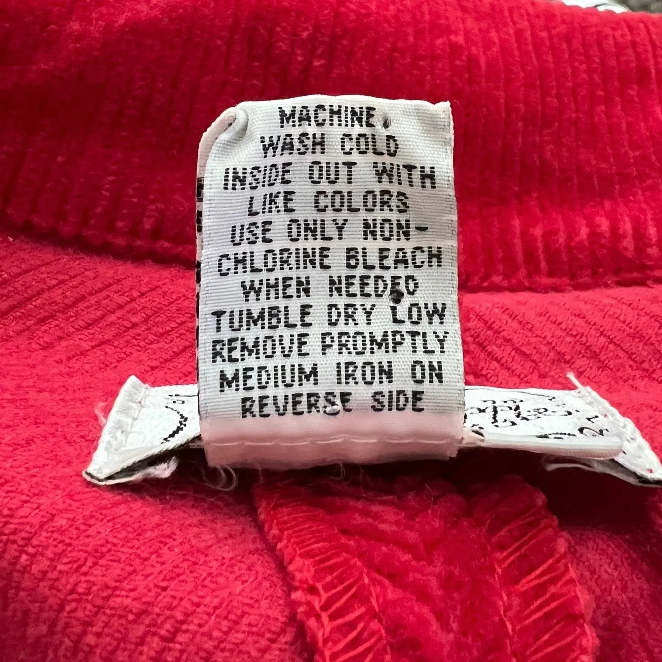 LIVE A LITTLE Corduroy Red Blazer Jacket Large One Button Crop Short Vtg Retro - Image 6