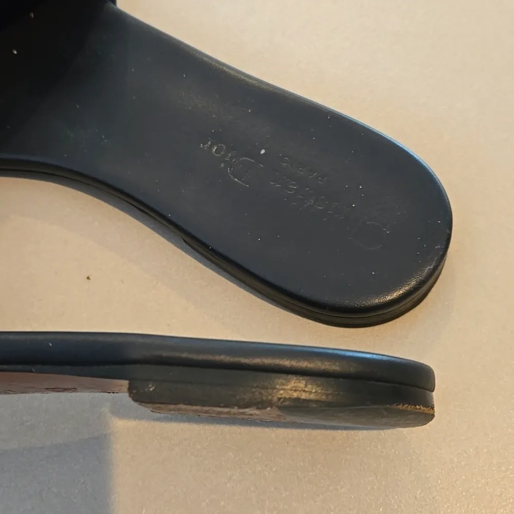 Authentic Dior D way slides Size 39.5 Deep Blue - Image 4