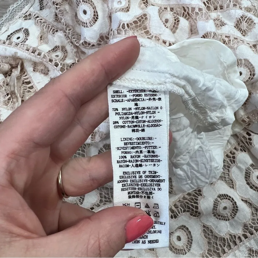 Free people ivory‎ laced cocktail dress - Image 7