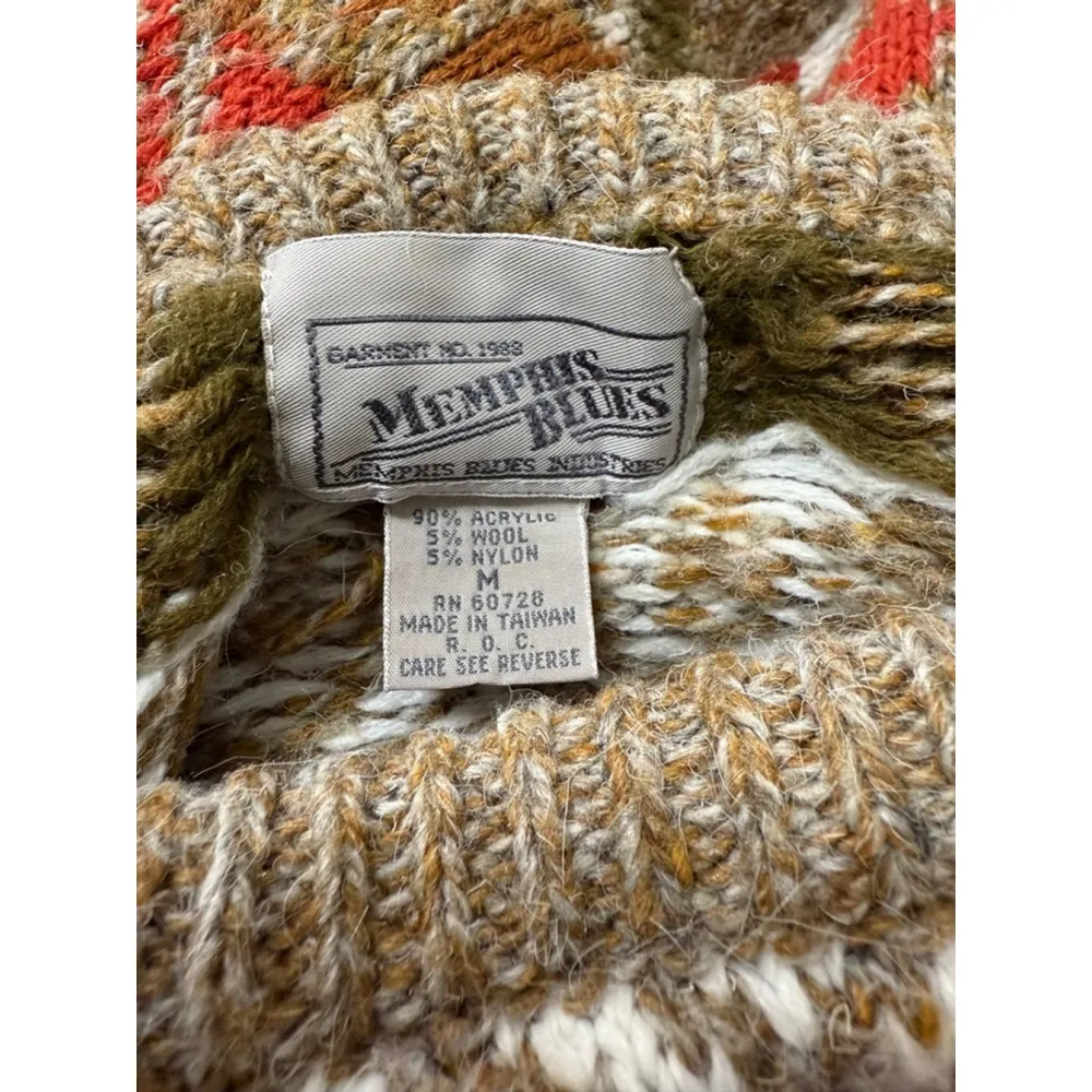 Vintage Memphis Blues Sweater Size M Size M - Image 6