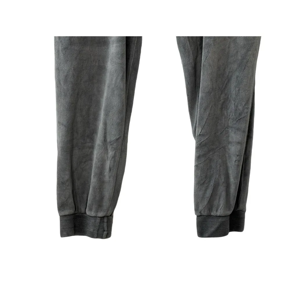 Young Fabulous & Broke Gray Velour Joggers Women's Size Medium - Image 9