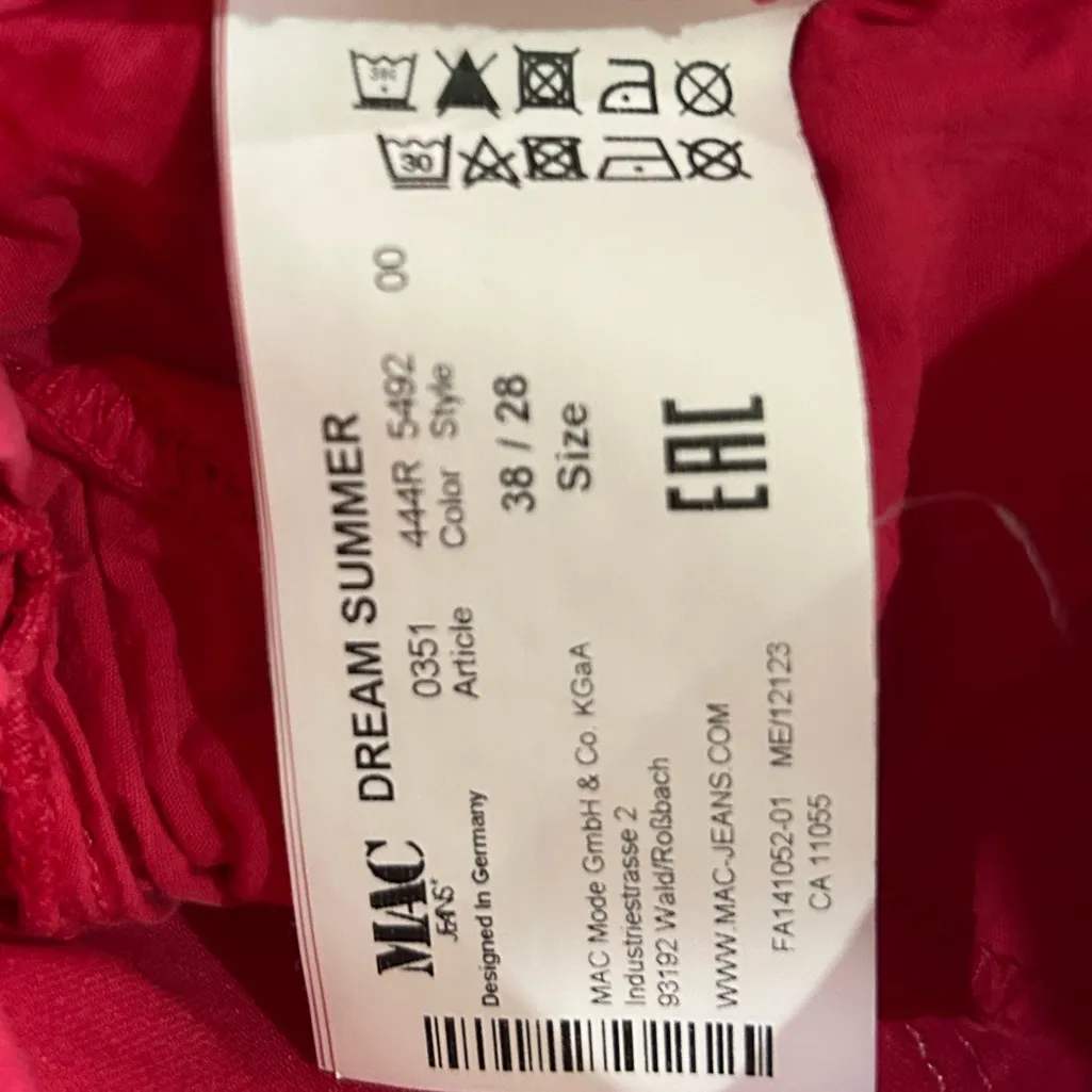 MAC Dream Summer Wonderlight Pink Women's Jeans 38x28 Size undefined - Image 4