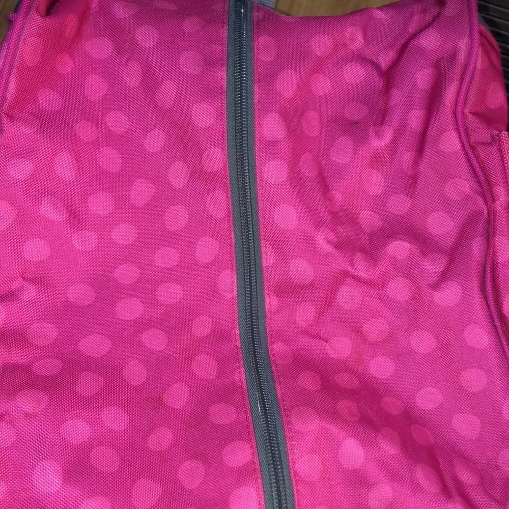 Thirty one duffel bag polka dot travel bag large thirty one bag pink and gray​​​ - Image 11