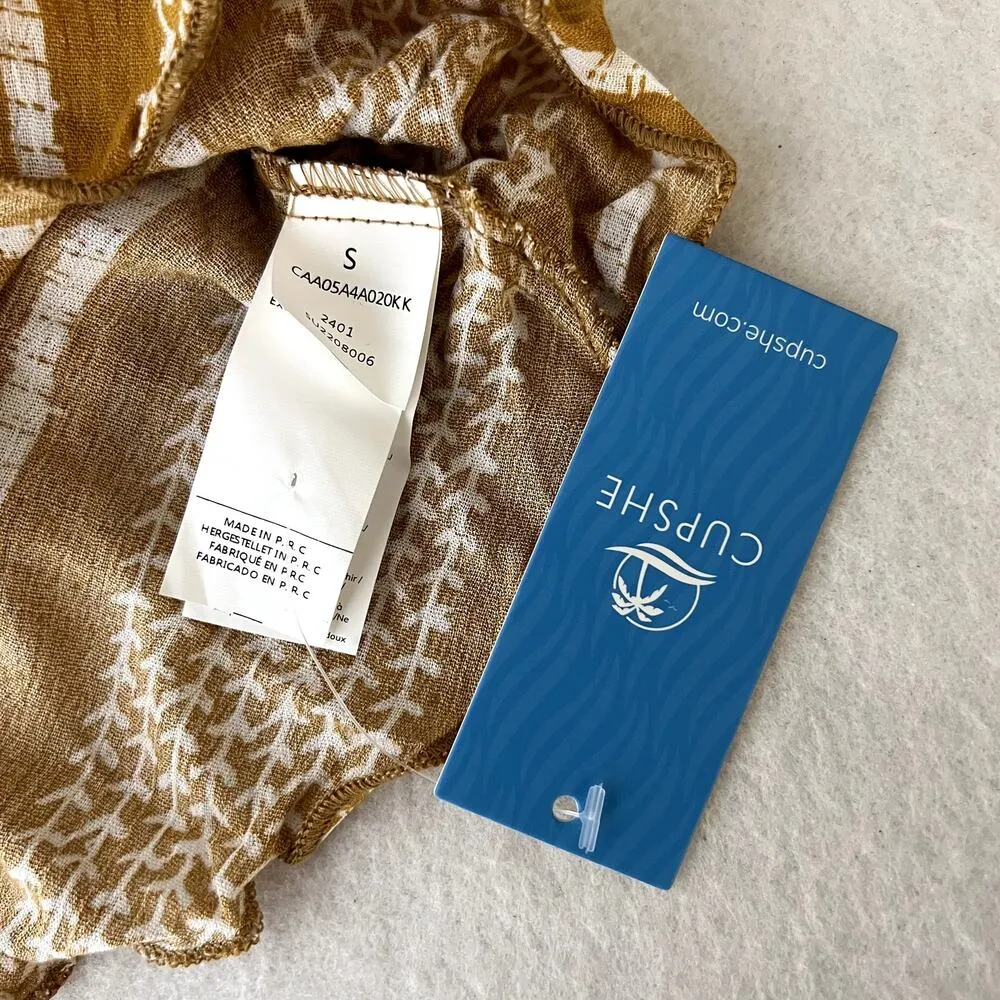 Cupshe Yellow Striped Ruffle Sun Dress - Image 7