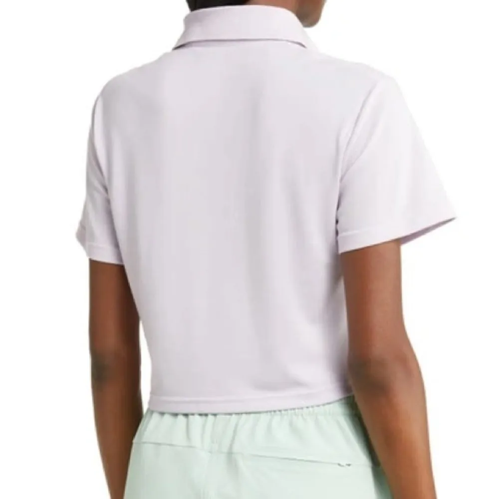 Outdoor Voices Birdie Cropped Polo Morning Glory Size XXS - Image 8