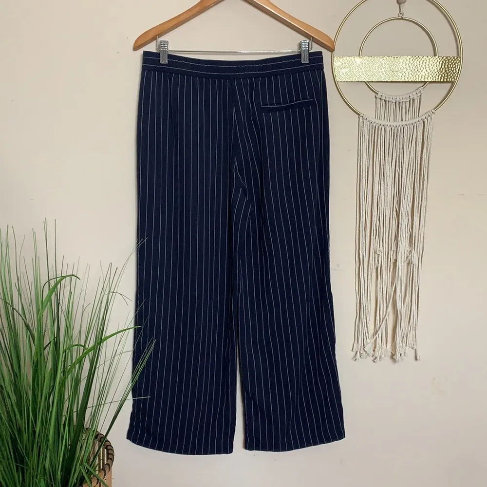 eileen fisher • woven tencel striped wide leg pant - Image 89