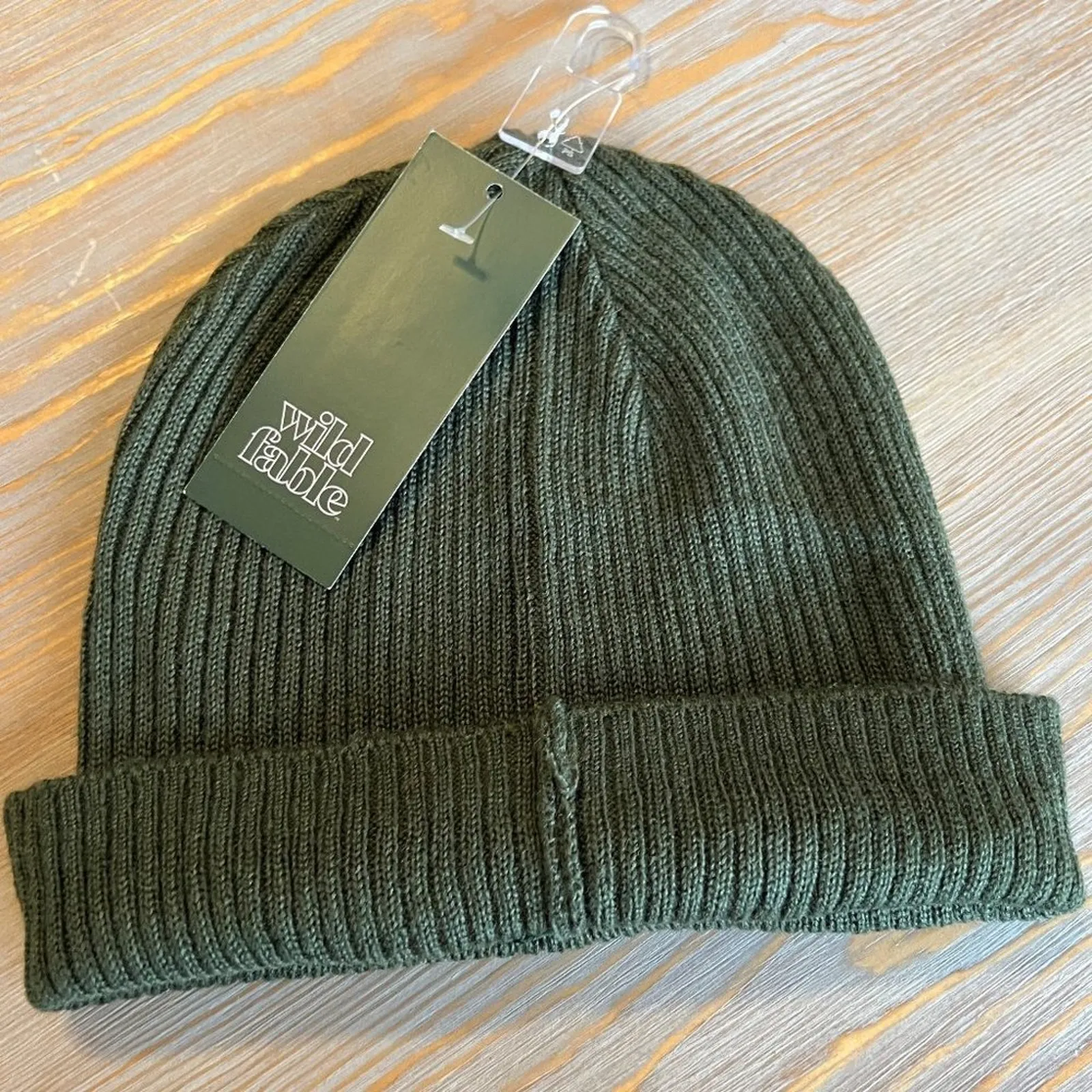 Wild Fable Women's Green Ribbed Winter Hat - NWT - Image 5