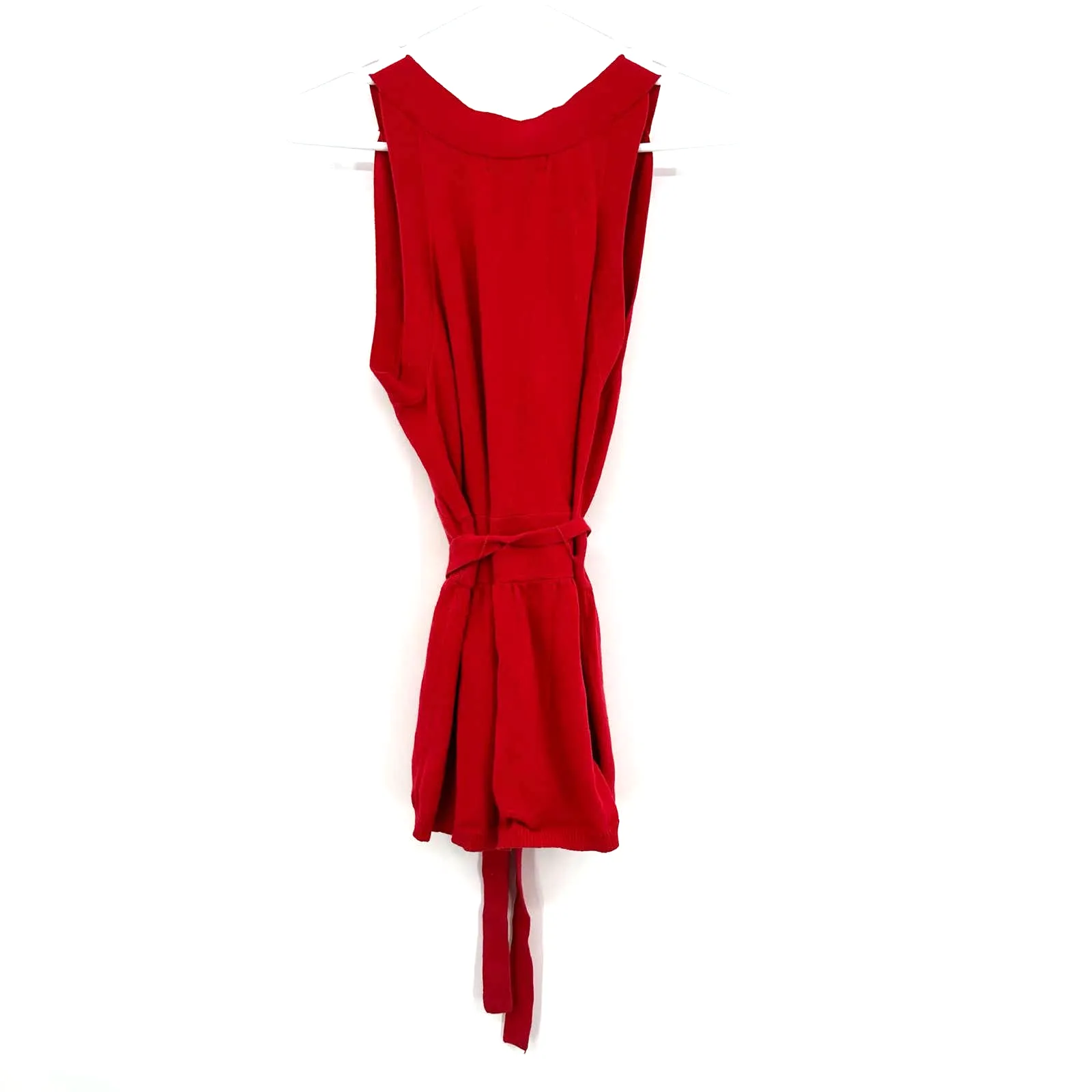 Banana‎ Republic size XS red sleeveless top sweater with belt - Image 2