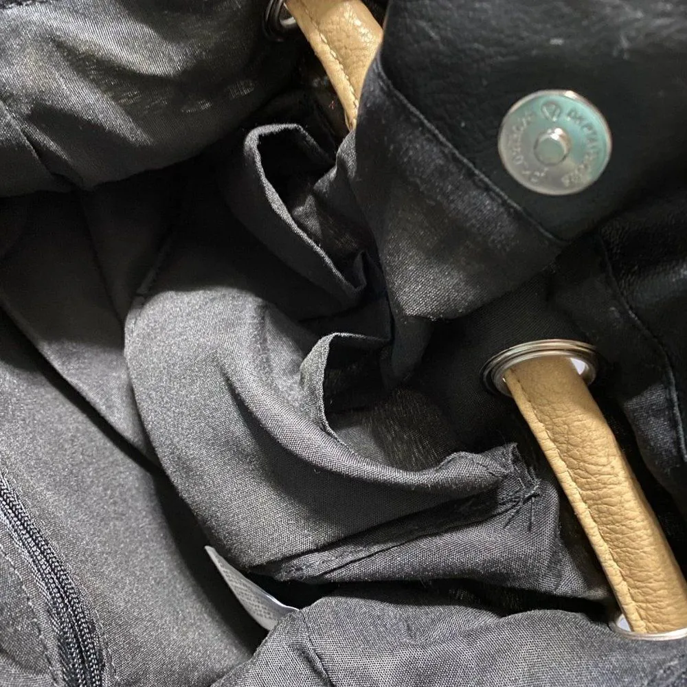 Floral black /white purse Black - Image 3