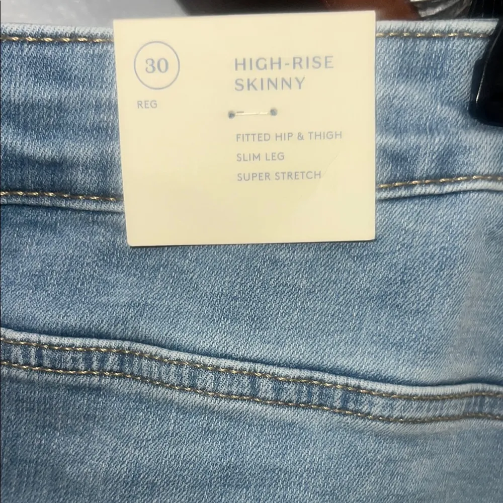 Women's SZ 30  PLUS High-Rise Skinny Jeans - Universal Thread - Image 9