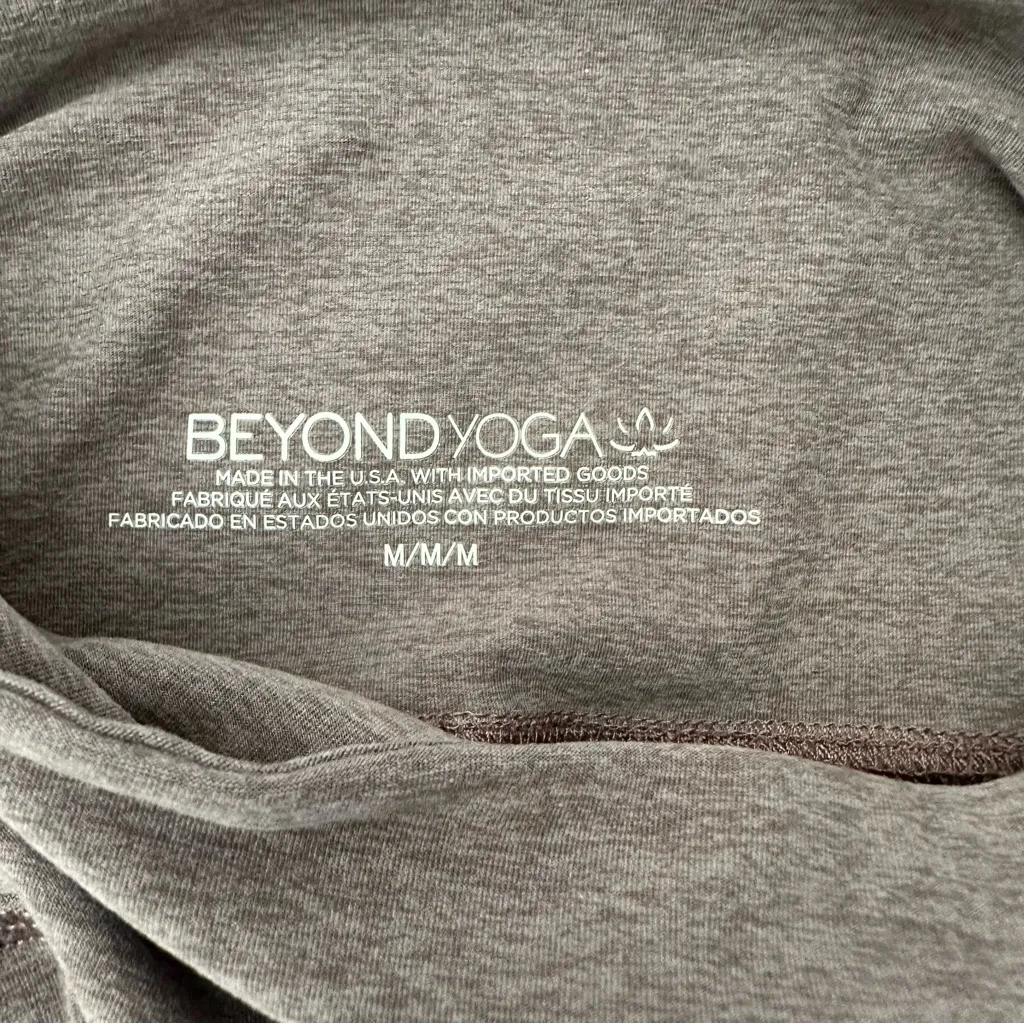 Beyond Yoga Spacedye Caught in the Midi High Waisted Leggings in Dusty Mauve M - Image 6