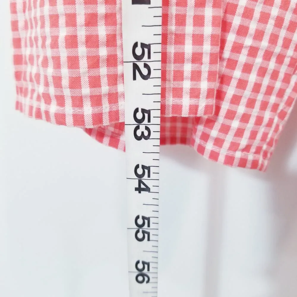 Gal meets Glam Gingham Ruffle Logan Jumpsuit Wide Leg Square neckline - Image 9