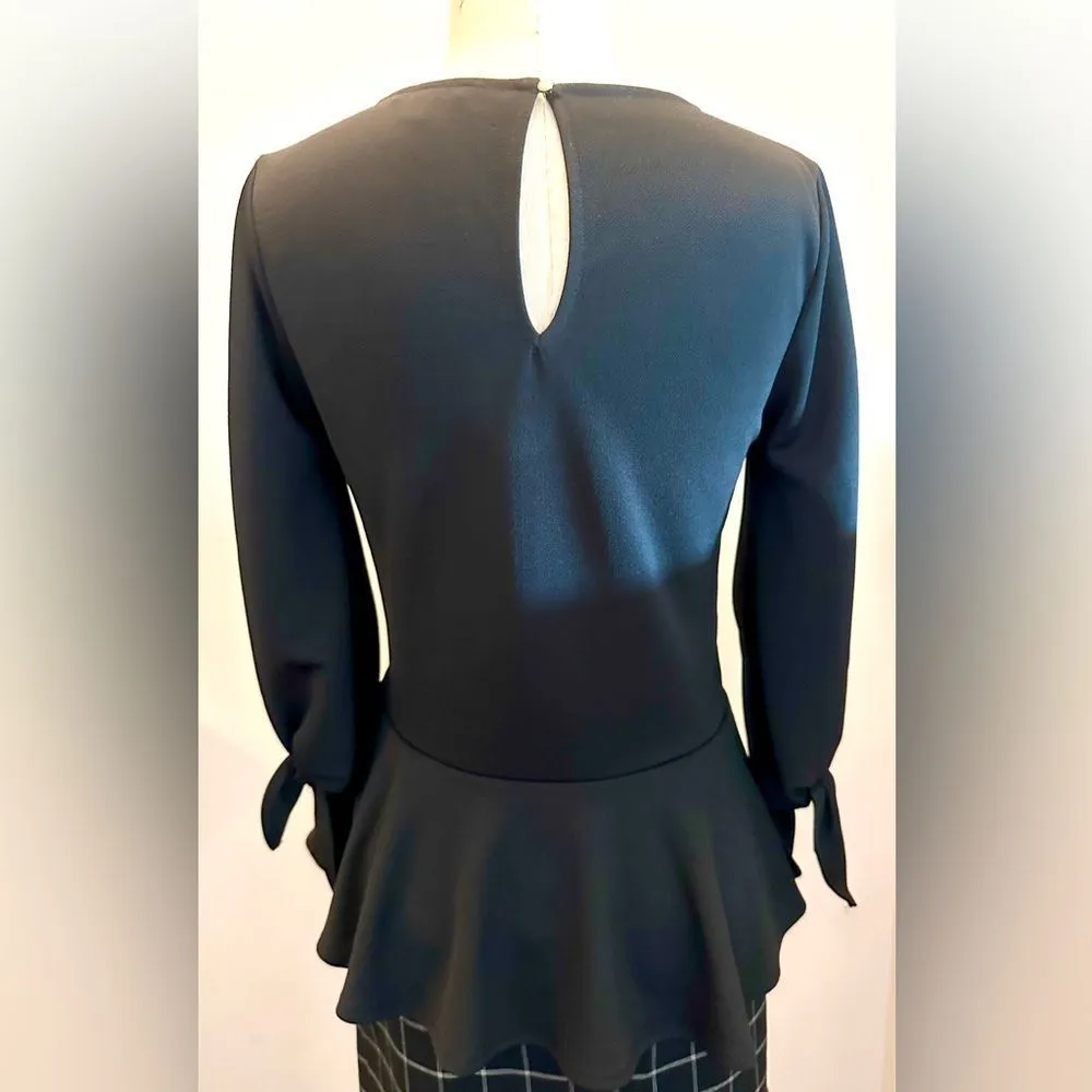 EUC BR Long Sleeves Peplum Top - Image 13
