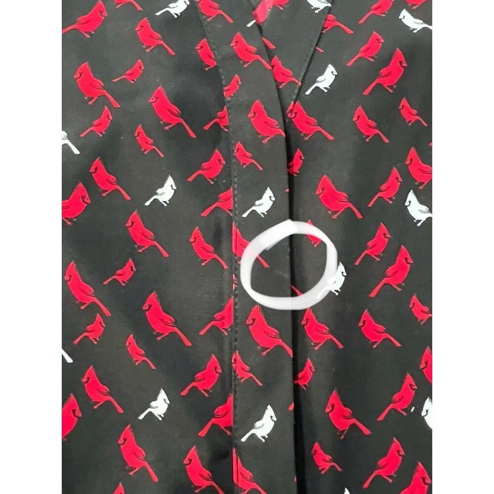 Catherine’s Long Sleeve Black Red Cardinal Blouse Pullover Loose Plus Size 2X - Image 6